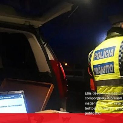 Condutora de Pombal sofre acidente com 2,66 g/l de álcool