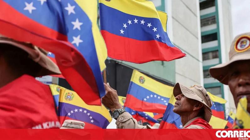 Venezuelanos protestam em Caracas