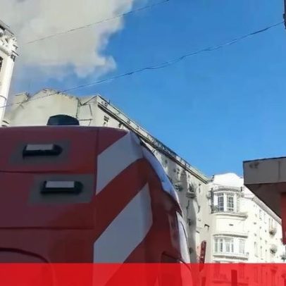 Incêndio deflagra em prédio na zona de Arroios, Lisboa