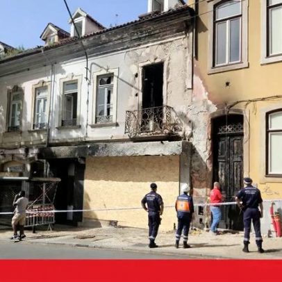 Prédio atingido por incêndio em despiste fica sem condições de habitabilidade