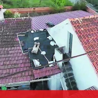 Material doado a vítimas de Kristin retirado sem controlo na Marinha Grande