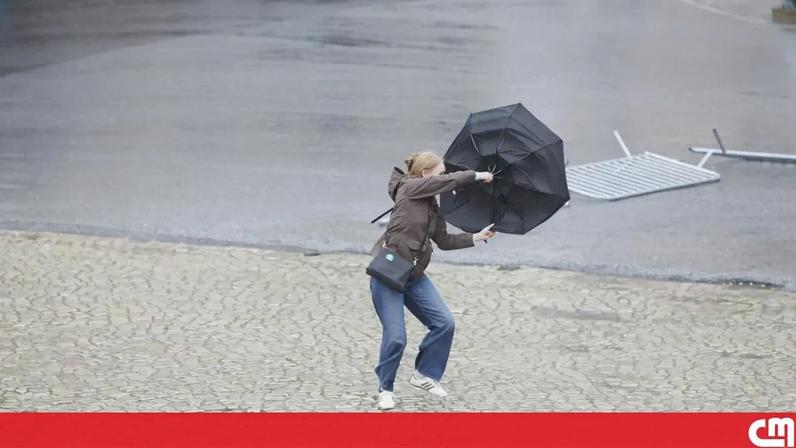 IPMA coloca vários distritos sob aviso amarelo por agravamento do tempo