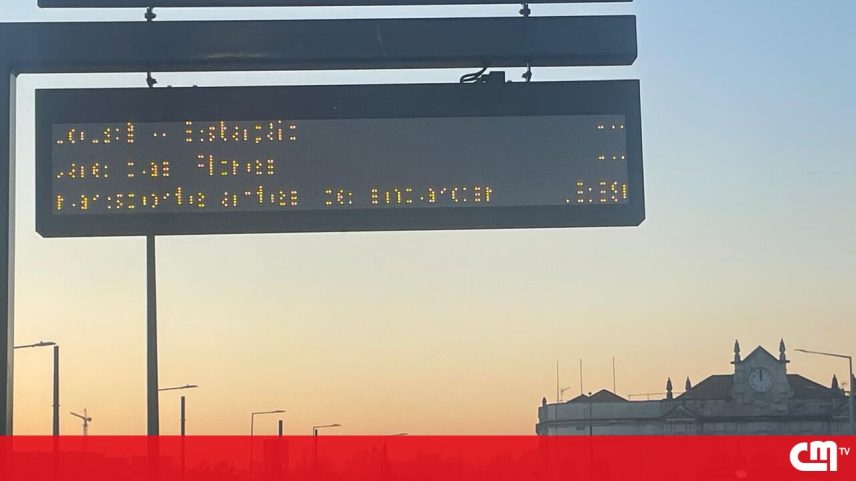 Falha na sinalização do metro de Coimbra