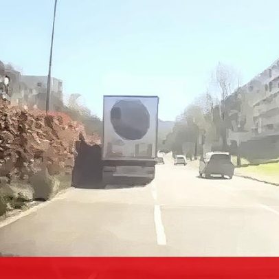 Condutor de camião identificado após abalroar carro em Braga