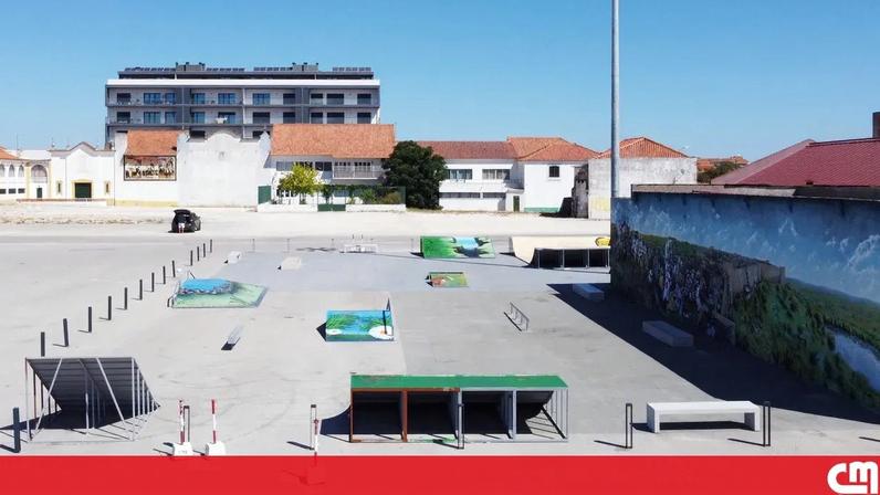 Imagem do skatepark, que motivou as buscas na Câmara de Santarém.