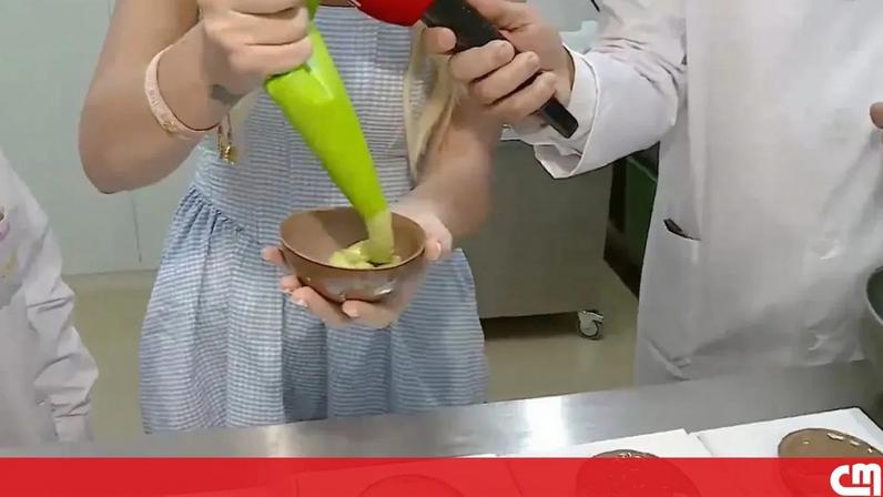 Beatriz Prates recheia ovo de Páscoa em direto no Olá, Bom Dia