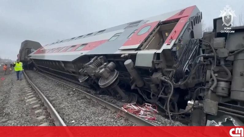 Descarrilamento de comboio na Rússia deixa 24 feridos