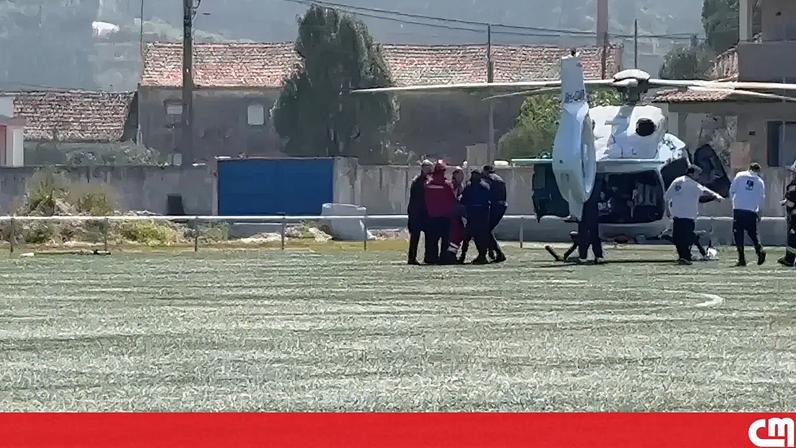 Resgate de helicóptero a pescador em estado grave após queda em Alcobaça