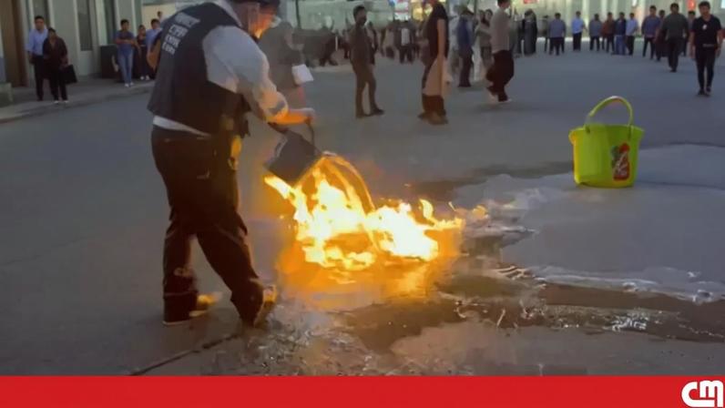 Incêndio atinge o movimentado cruzamento de Shibuya, em Tóquio