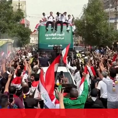 Iraque qualifica-se para o Mundial e celebra em Bagdade