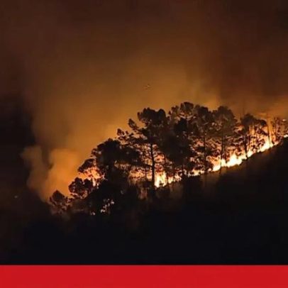 Incêndio em Vale de Cambra causado por queimada não autorizada descontrolada