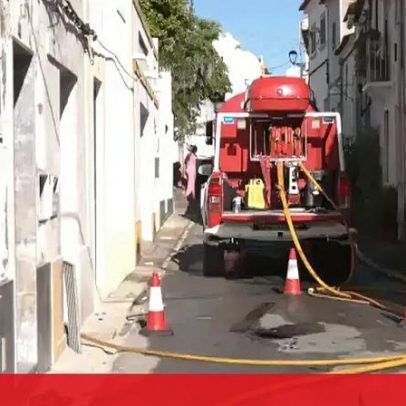 Incêndio urbano danifica prédio de três pisos em Montargil