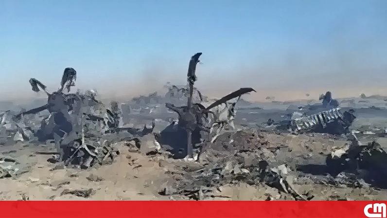 Imagens mostram os destroços de alegadas aeronaves dos EUA abatidas pelo Irão