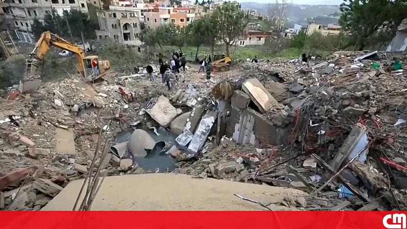 Sete membros da mesma família morrem após ataque israelita no sul do Líbano