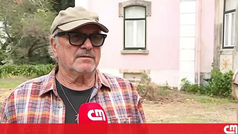 José Cid na sua residência após o incidente