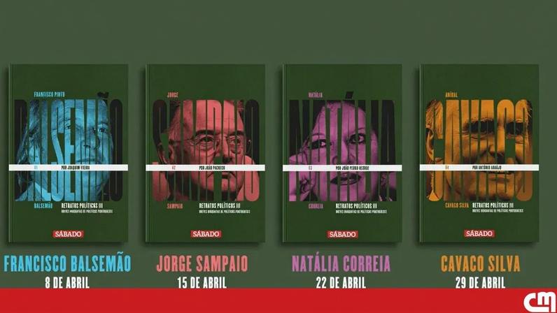 Revista Sábado lança quatro biografias de personalidades incontornáveis