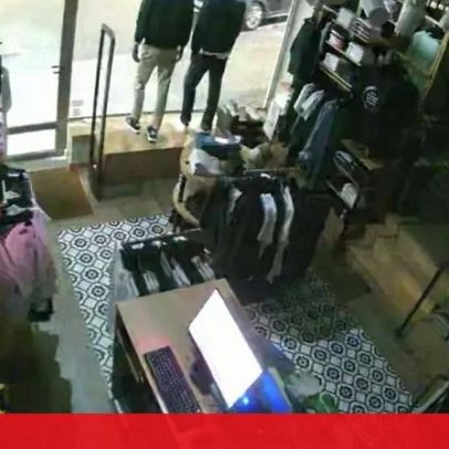 Câmaras captam assalto a loja de roupa no Marco de Canaveses