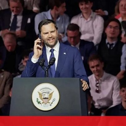 J.D. Vance liga para Trump durante discurso de Orbán