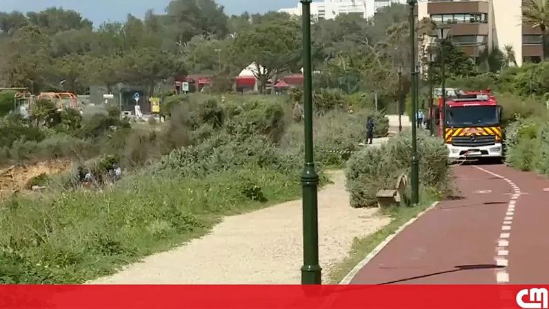 Polícia Marítima resgata homem de arriba junto ao Farol da Guia. Vítima está em estado grave