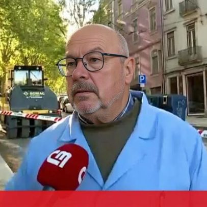 Viatura despista-se e atinge instalação de gás em Coimbra, relata popular