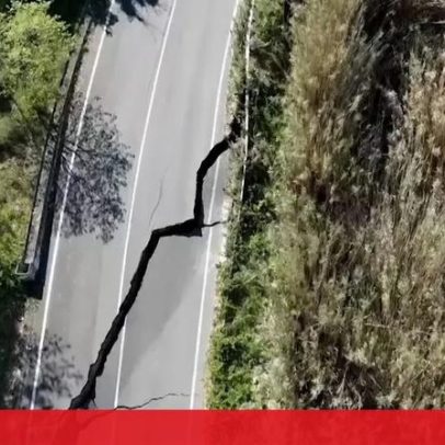 Deslizamento em Itália danifica autoestrada e atinge zona residencial