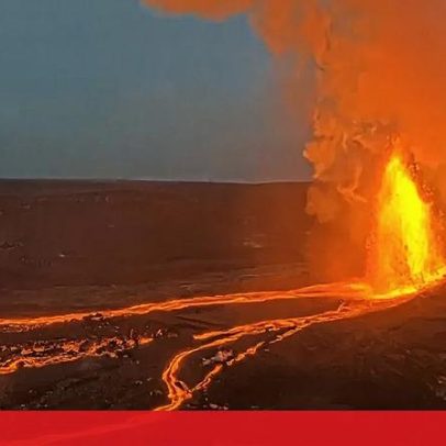 Vulcão Kilauea volta a mostrar atividade intensa