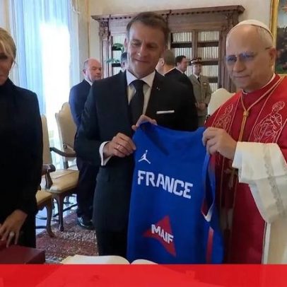 Macron reúne-se com o Papa Leão XIV no Vaticano
