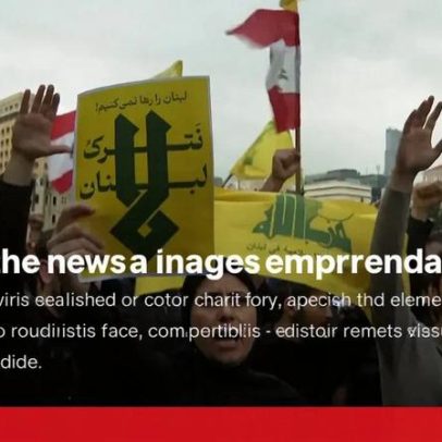 Apoiantes do Hezbollah protestam Beirute contra negociações Israel-Líbano