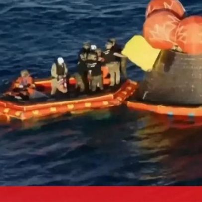 Astronautas da Artemis II vistos pela primeira vez ao regressar à Terra