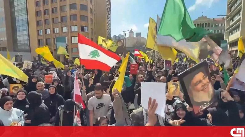 Milhares protestam no Líbano contra negociações com Israel