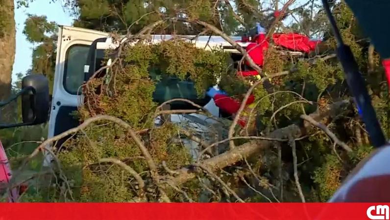 Despiste de carrinha em Palmela faz uma vítima mortal e seis feridos