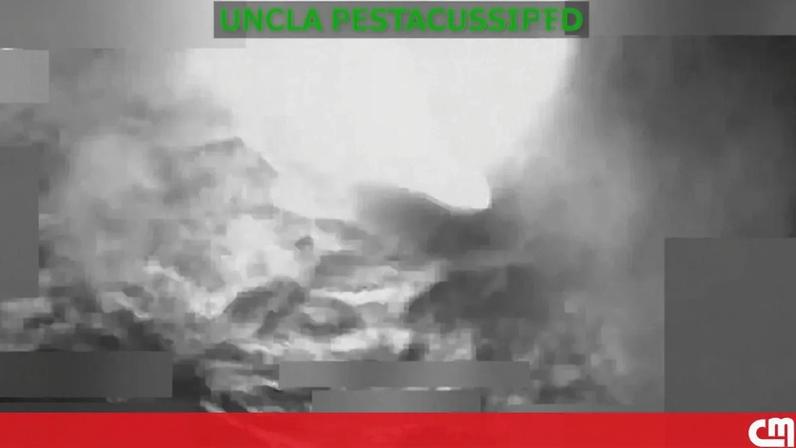 Imagem de uma embarcação suspeita de tráfico de drogas no Pacífico