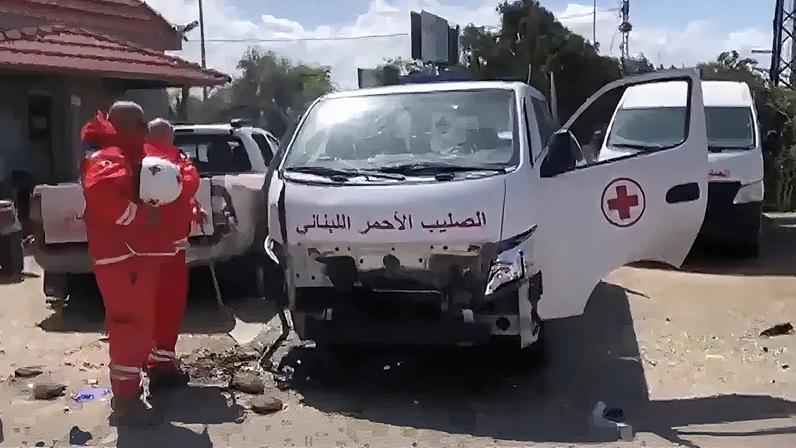 Um morto em ataque israelita junto à Cruz Vermelha no sul do Líbano