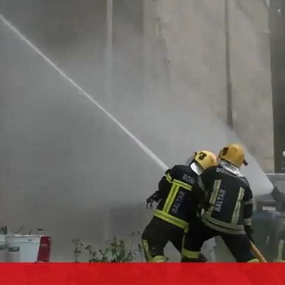 Incêndio atinge silo de fábrica em Paredes