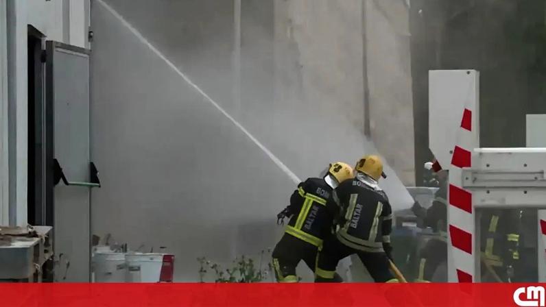Incêndio atinge silo de fábrica em Paredes