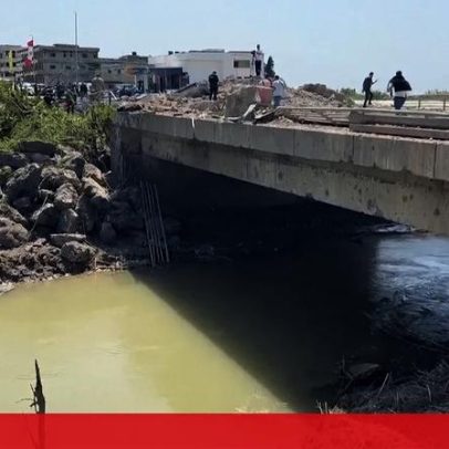 Israel destrói última ponte que ligava o sul do Líbano ao resto do país