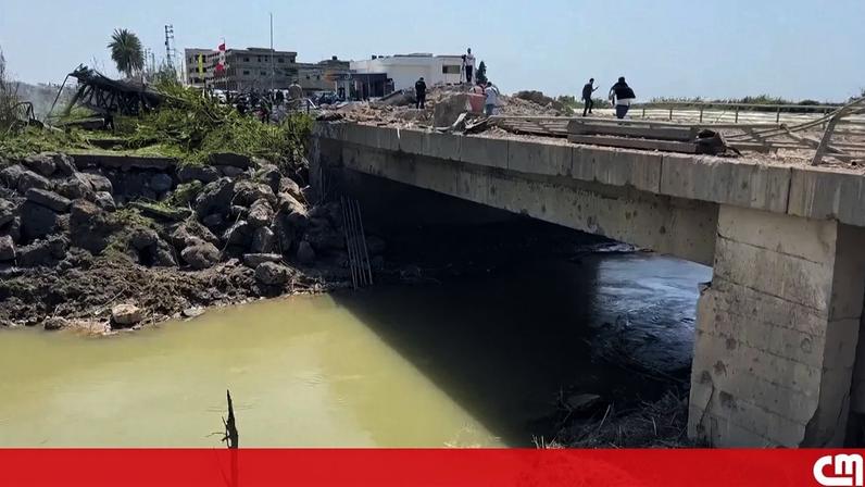Israel destrói última ponte que ligava o sul do Líbano ao resto do país