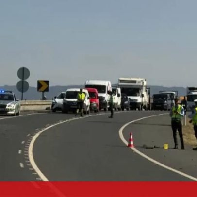Um morto em acidente com colisão e atropelamento no IP2, Beja