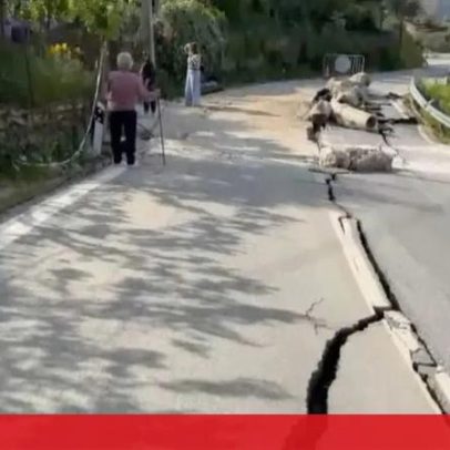 Aldeia de Tabuaço fica isolada após estrada ficar submersa pelas cheias