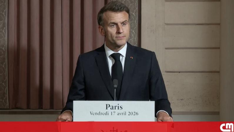 Macron pede reabertura imediata do Estreito, com consenso de líderes em Paris