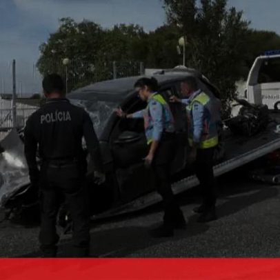 Acidente na Avenida Marginal deixa três feridos graves