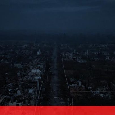 Imagens aéreas mostram devastação em Chasiv Yar após meses de ataques russos