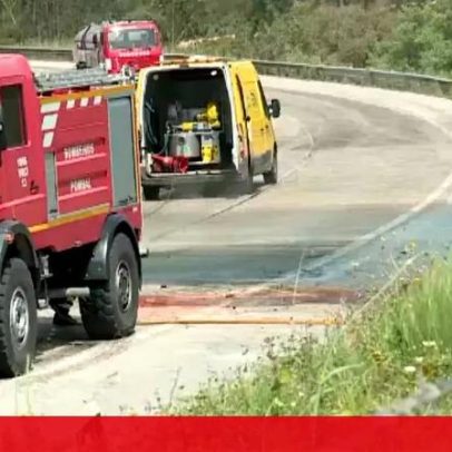 Acidentes no IC8 deixam dois mortos e causam corte de trânsito em Pombal