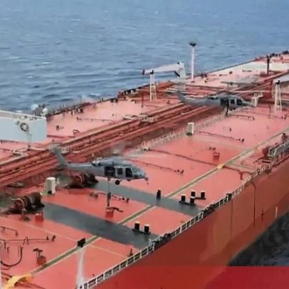 Forças americanas abordam petroleiro ligado ao Irão no oceano Índico