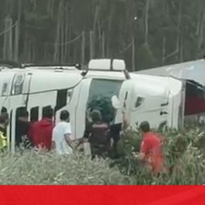 Rebentamento de pneu faz despiste de camião carregado de cerveja na A1