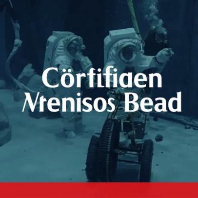 Astronauta da NASA treina caminhada lunar debaixo de água