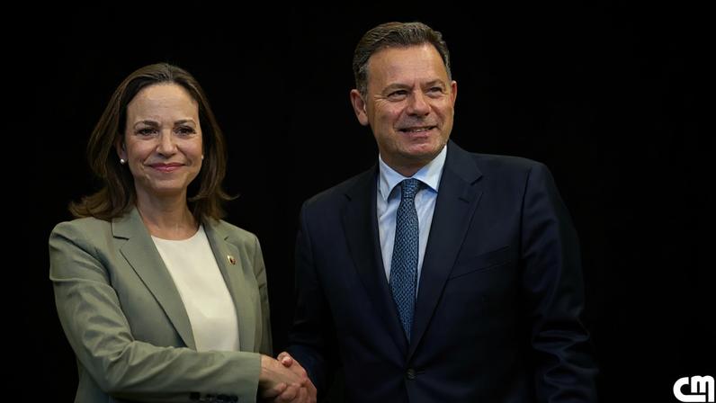 Luís Montenegro recebe María Corina Machado para falar de democracia na Venezuela