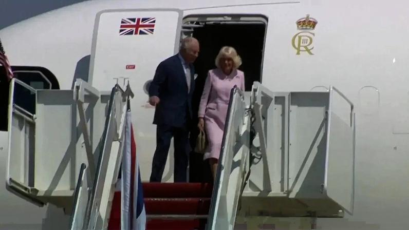 Rei Carlos III chega aos EUA para visita de Estado