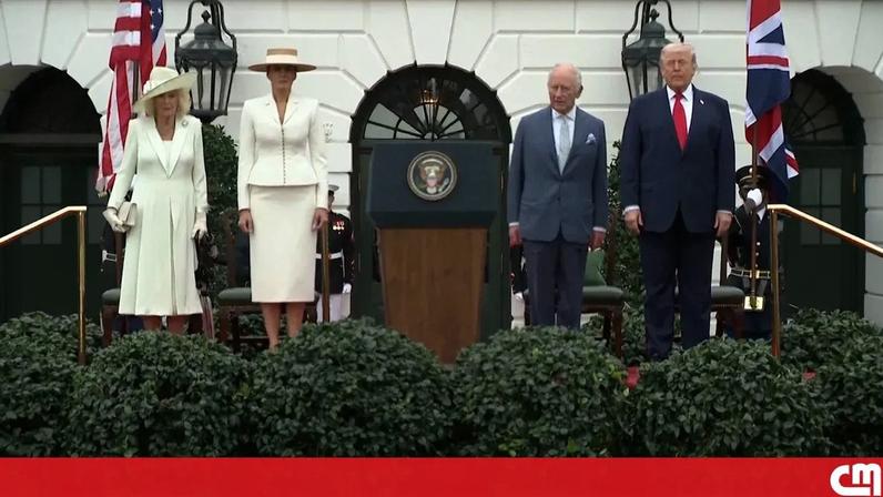 Rei Carlos III recebido com pompa na Casa Branca para visita de Estado histórica