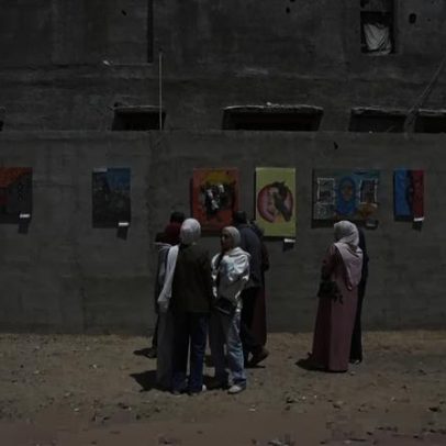 Festival na Faixa de Gaza mostra arte que nasce entre ruínas